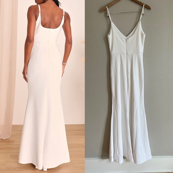 Infinite Glory White Maxi Dress - Picture 3 of 8
